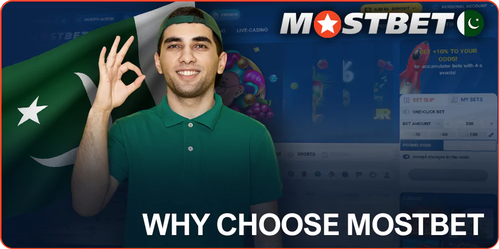 Pakistanis choose Mostbet