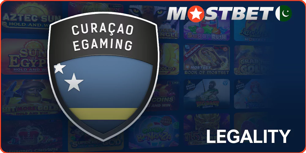 MostBet Casino is licensed by Curacao