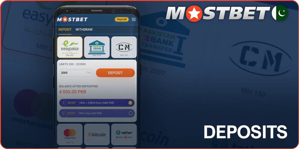 Mostbet App Payments