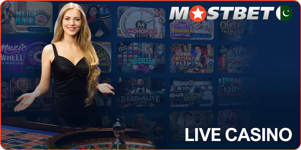 Mostbet PK Live casino